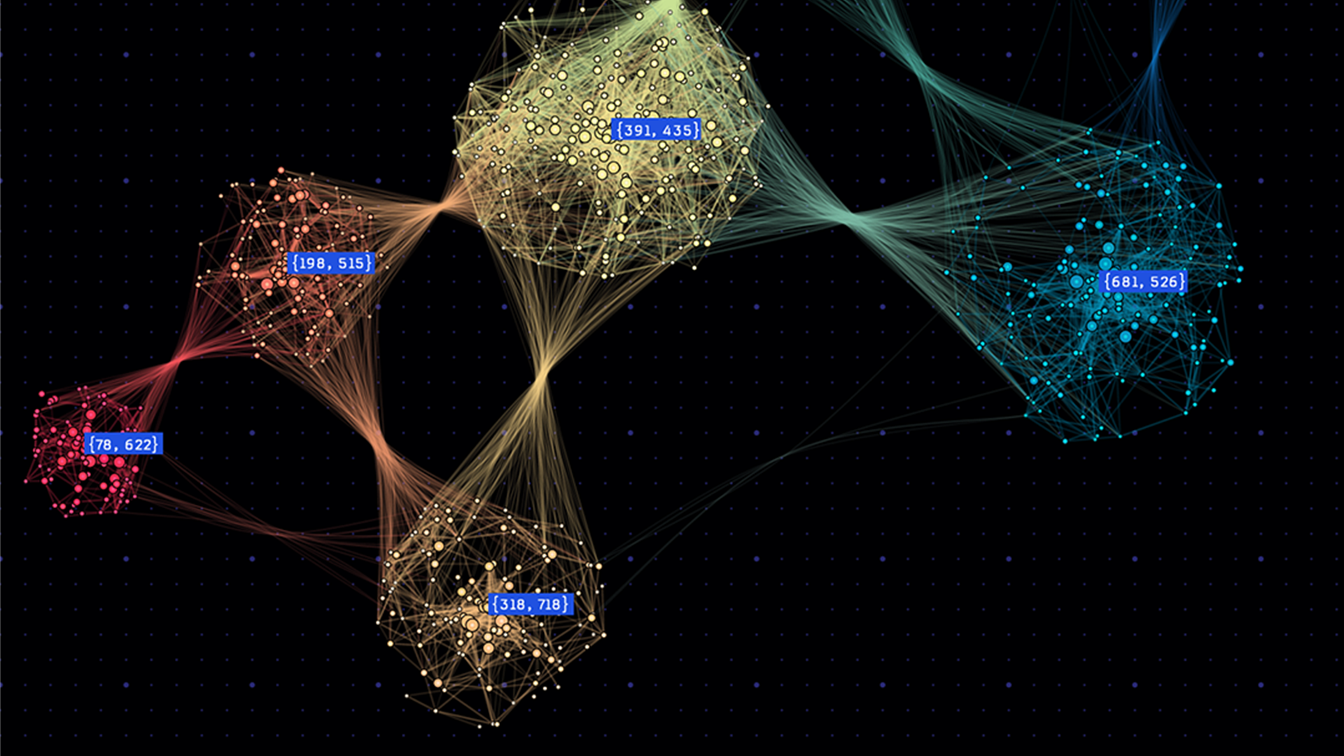 Abstract visualization of AI neural networks merging with blockchain nodes for hybrid oracle feeds in DeFi risk protocols